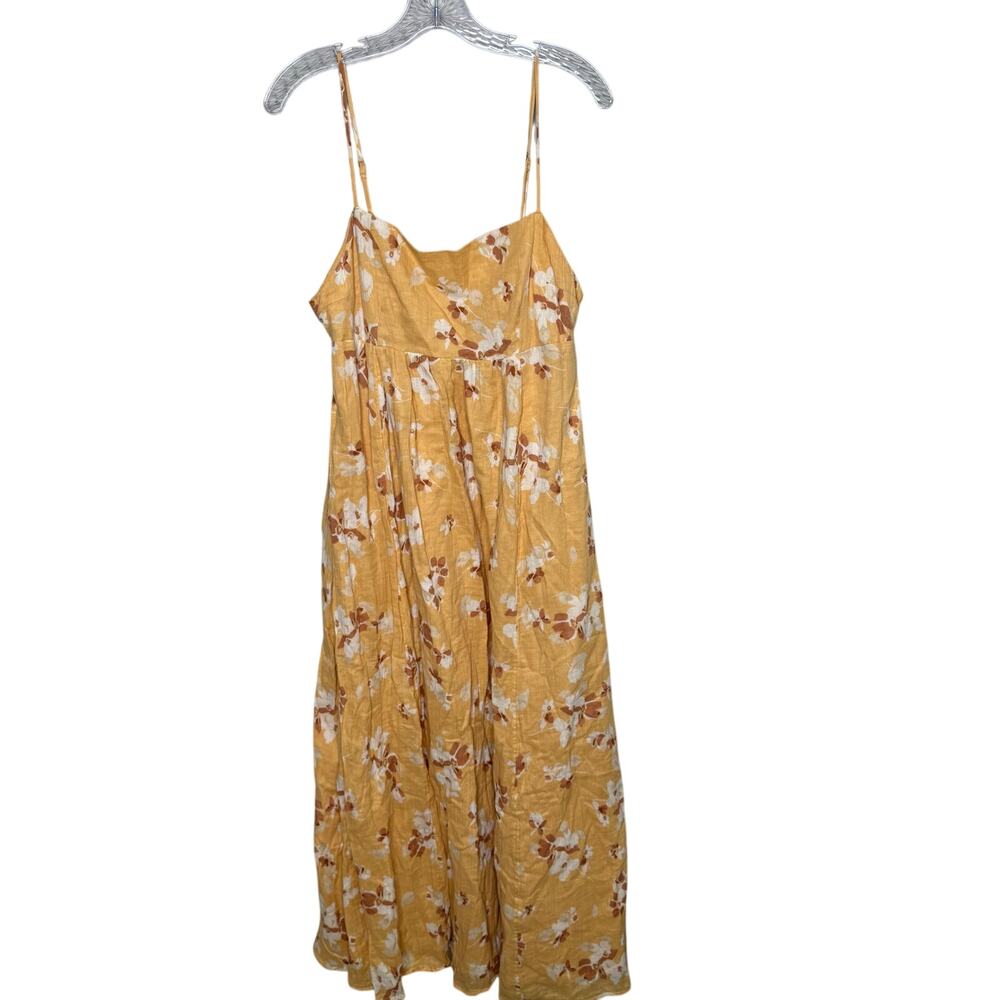 Abercrombie & Fitch Yellow Floral Mini Dress